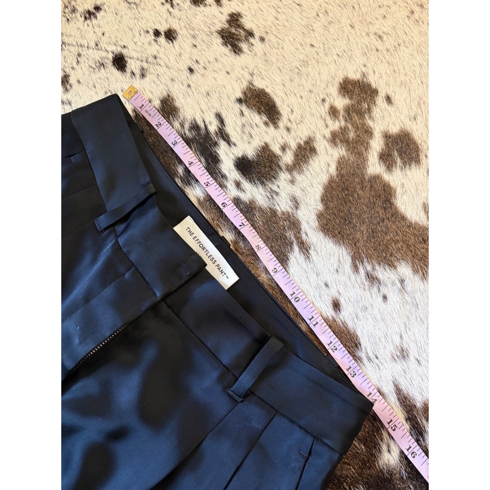 Aritzia The Effortless Pant Satin In Black Size 6 - Picture 4 of 7